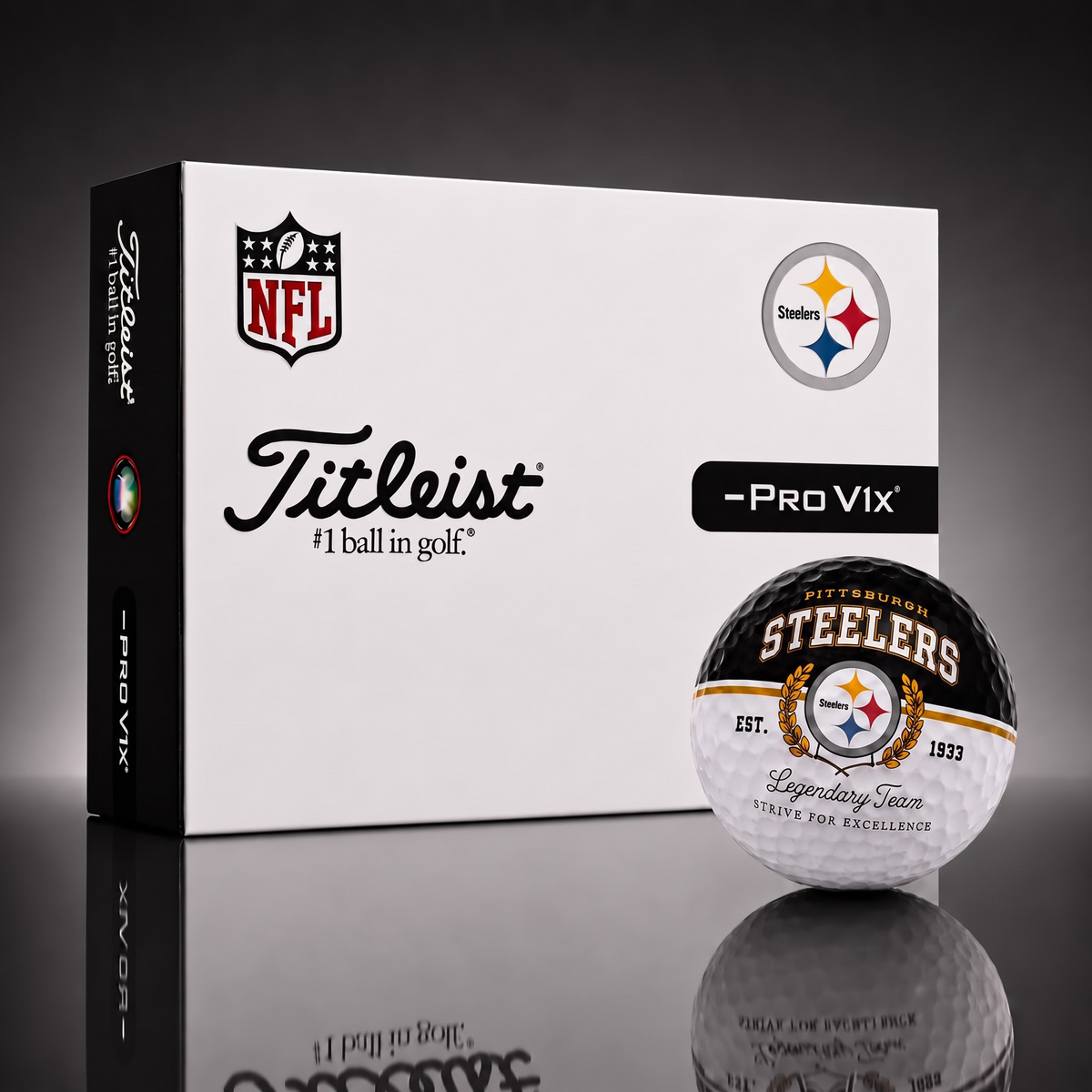 Exclusive NFL x PIT Legendary Team Golf Ball