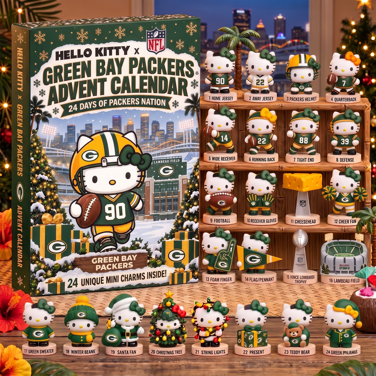 GB X Hello Kitty x NFL Christmas Advent Calendar - 24 Days Mini Figure Gift Set X Hello Kitty x NFL Christmas Advent Calendar - 24 Days Mini Figure Gift Set 2509 NA