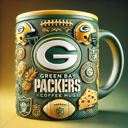 GB X NFL football team Mug Series – Limited Edition Collectible 0412 NAK NHT