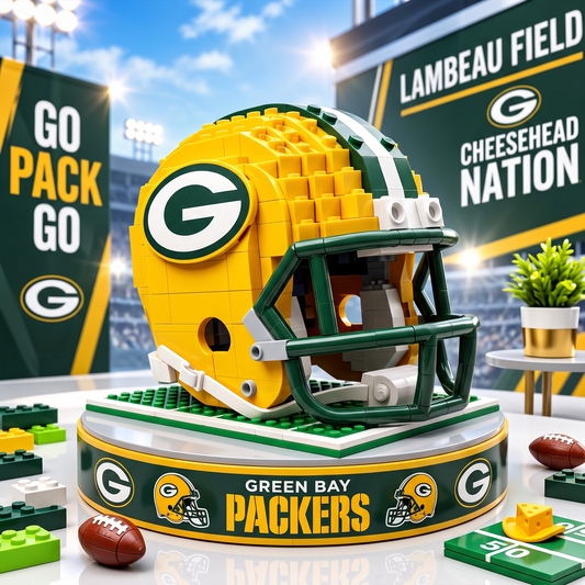 GB X Premium NFL Football Helmet Building Block Set
