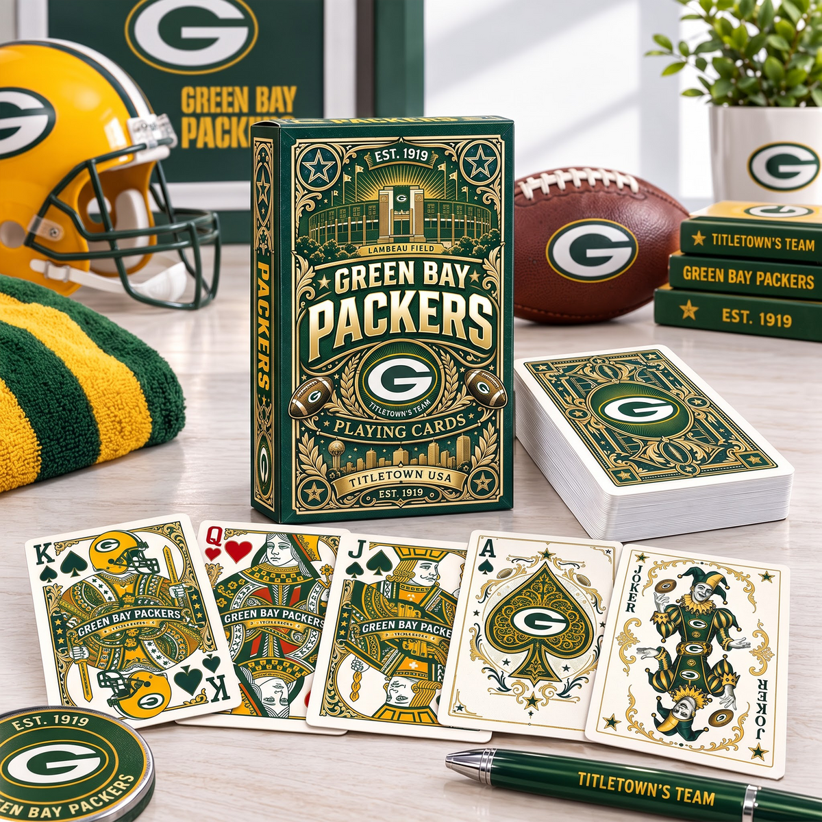 GB X Premium NFL Playing Card Box Set