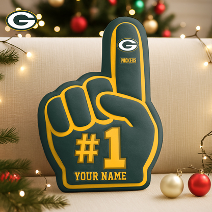 GB x NFL Customized Shaped Pillow Christmas DATND TANTD