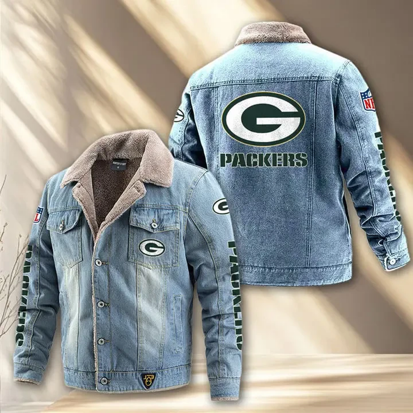 GB x NFL Fleece Lined Denim Jacket DatND DVT