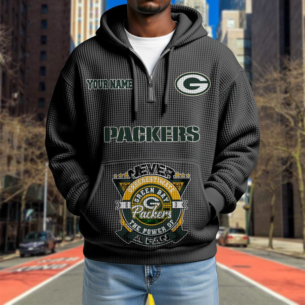 GB x NFL Waffle Hoodie DATND TANTD
