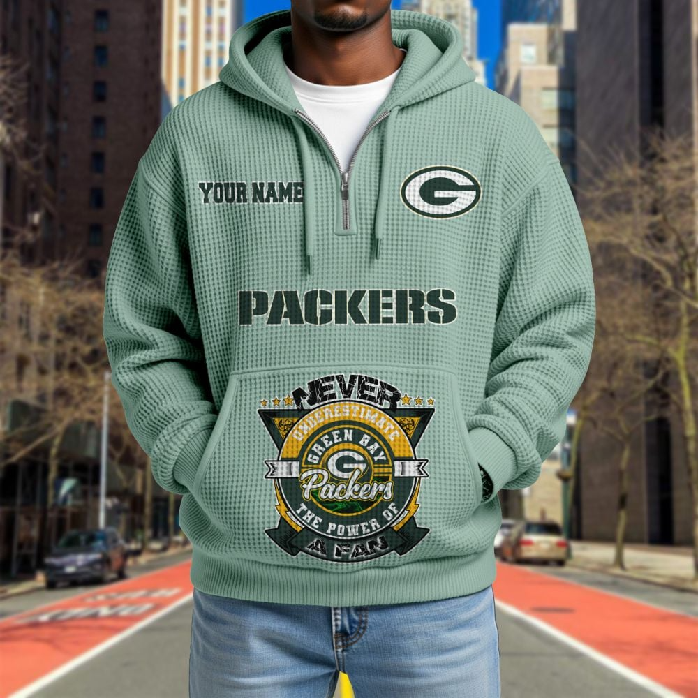 GB x NFL Waffle Hoodie DATND TANTD