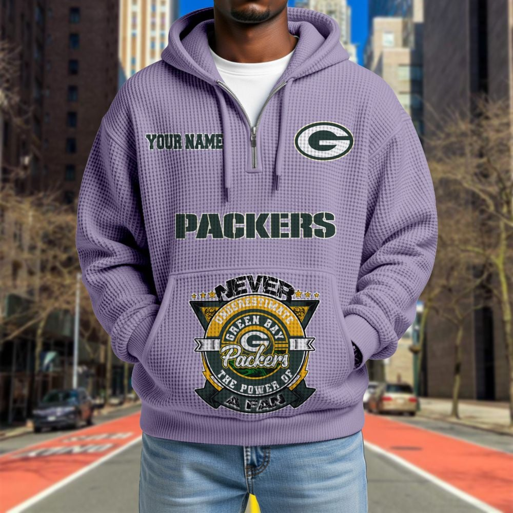 GB x NFL Waffle Hoodie DATND TANTD