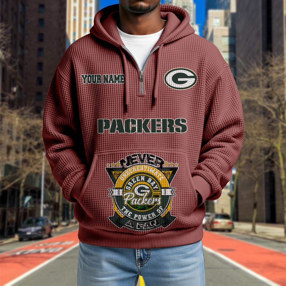 GB x NFL Waffle Hoodie DATND TANTD