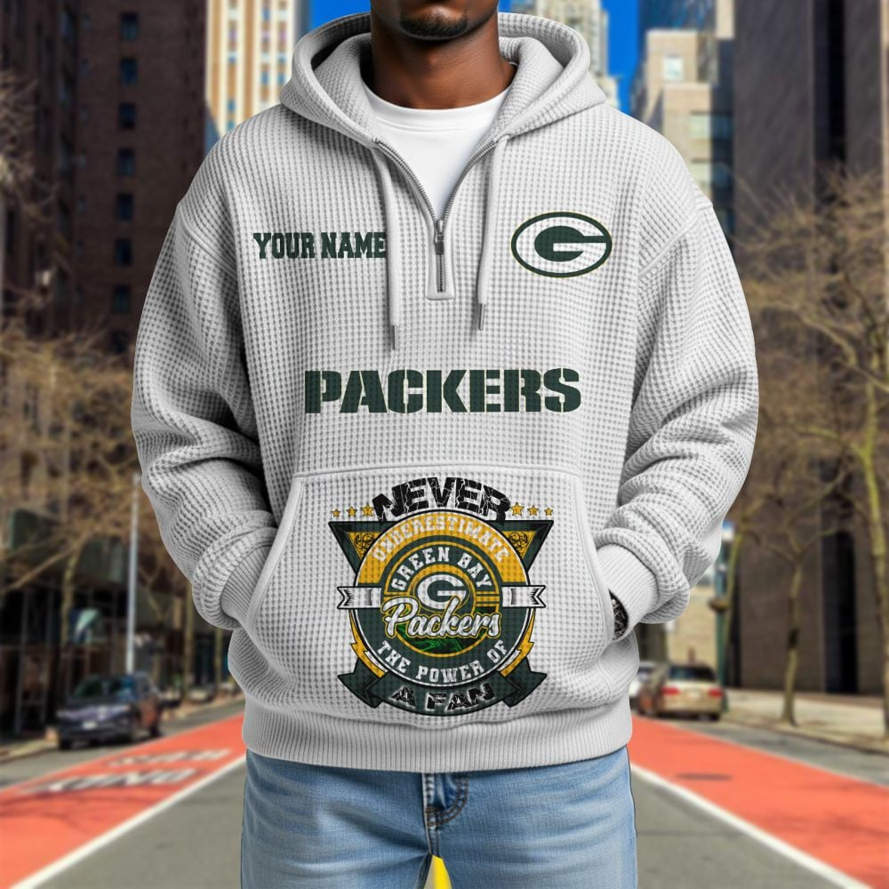 GB x NFL Waffle Hoodie DATND TANTD