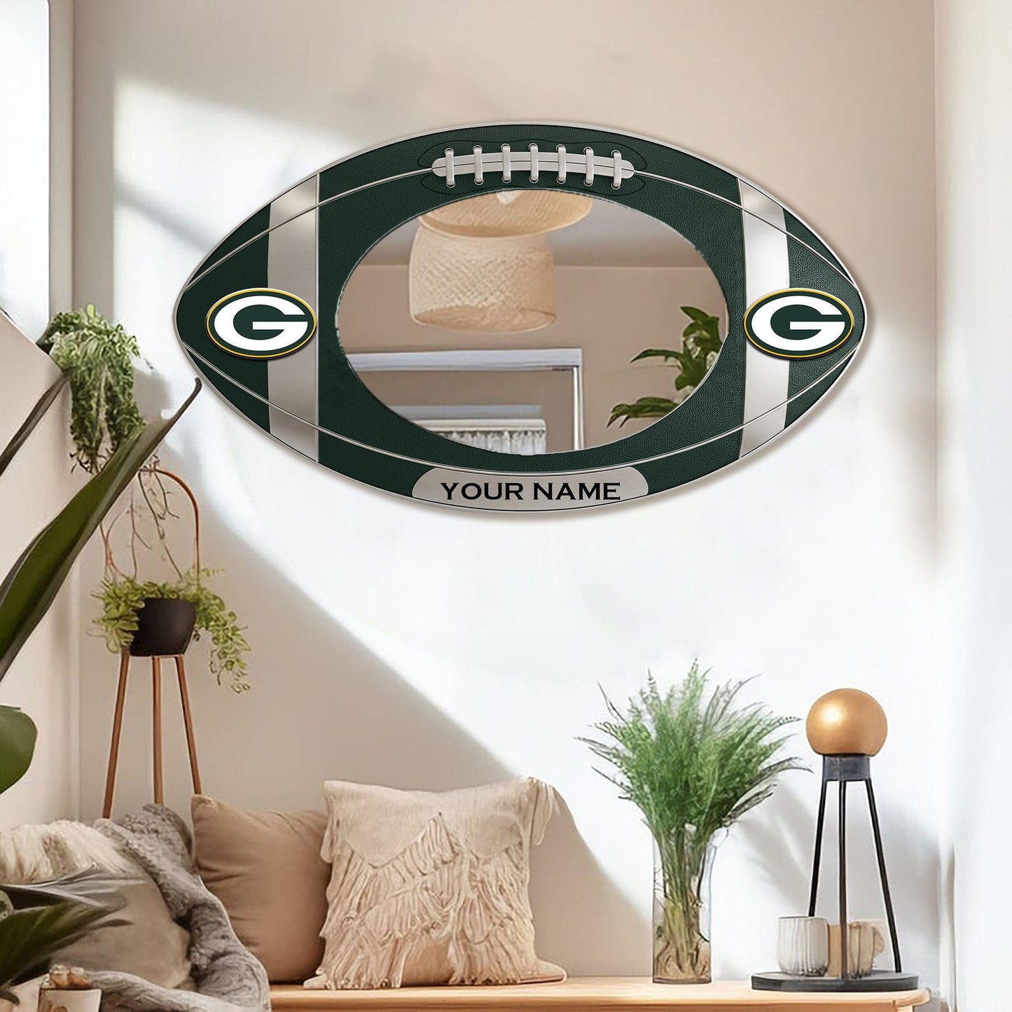 GBP Custom NFL Wall Mirror Decor For Fan DDT CTND