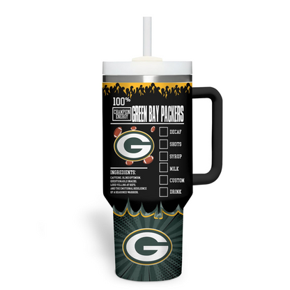GBP Premium NFL Champion Energy Tumbler 40oz DDT CTND