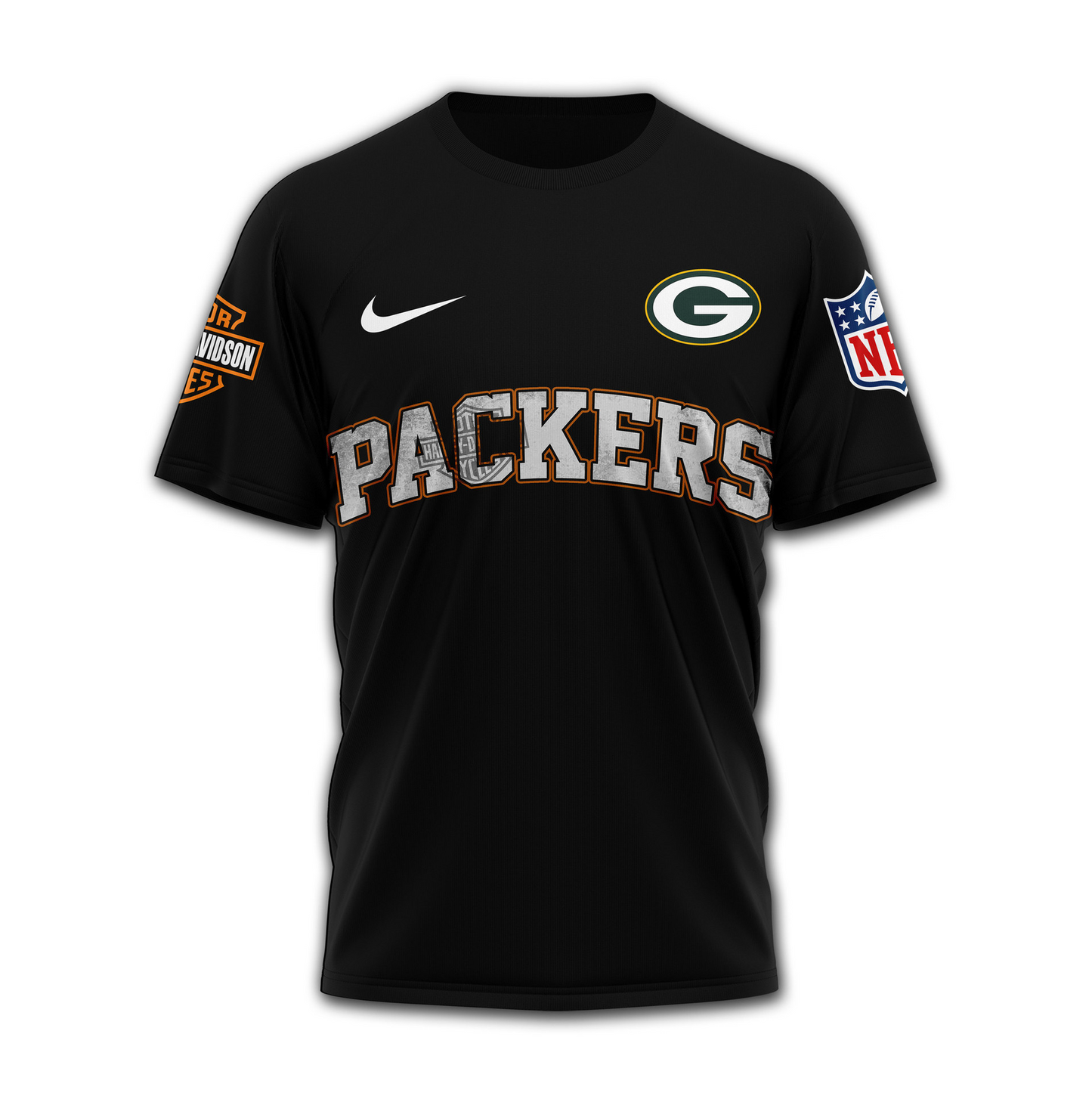 GBP Premium NFL Harley-Davidson Santa Claus 3D Shirt DDT NTL