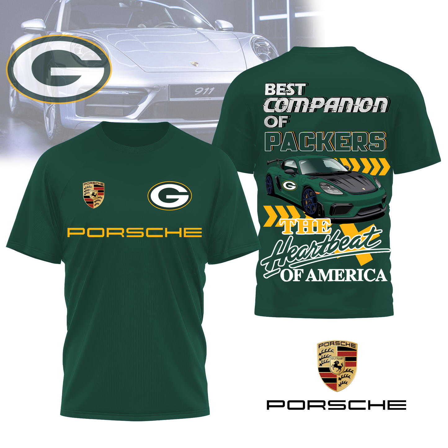 GBP Premium NFL Pors 3D Shirt DDT CTND