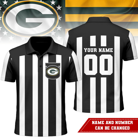 GBP Premium NFL Referees 3D Polo Shirt DDT NTL
