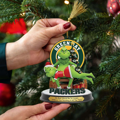 GBP Premium NFL x Grinch Acrylic Ornament DDT NTL