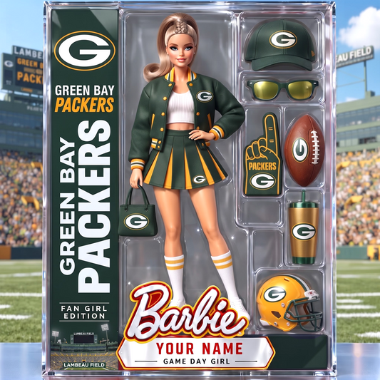 GBP x Personalized NFL Ken Acrylic Block Plaque Action Figure Box