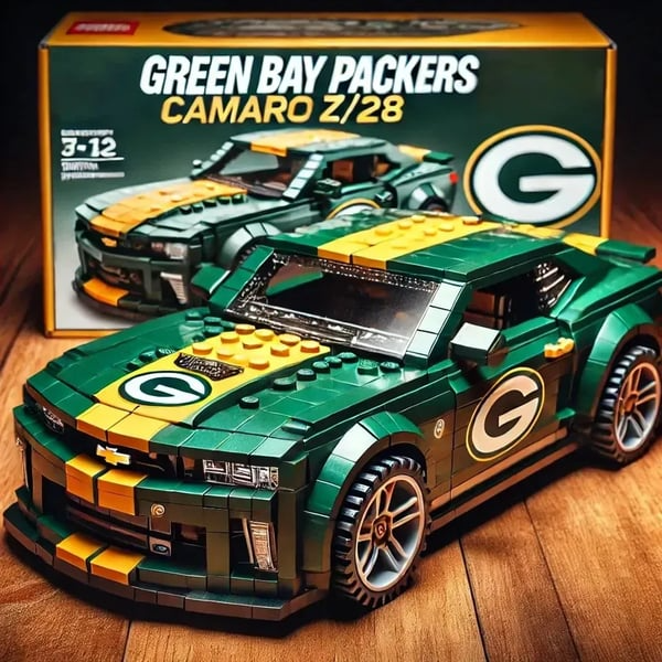NFL Team Pickup Camaro Building Blocks NAK