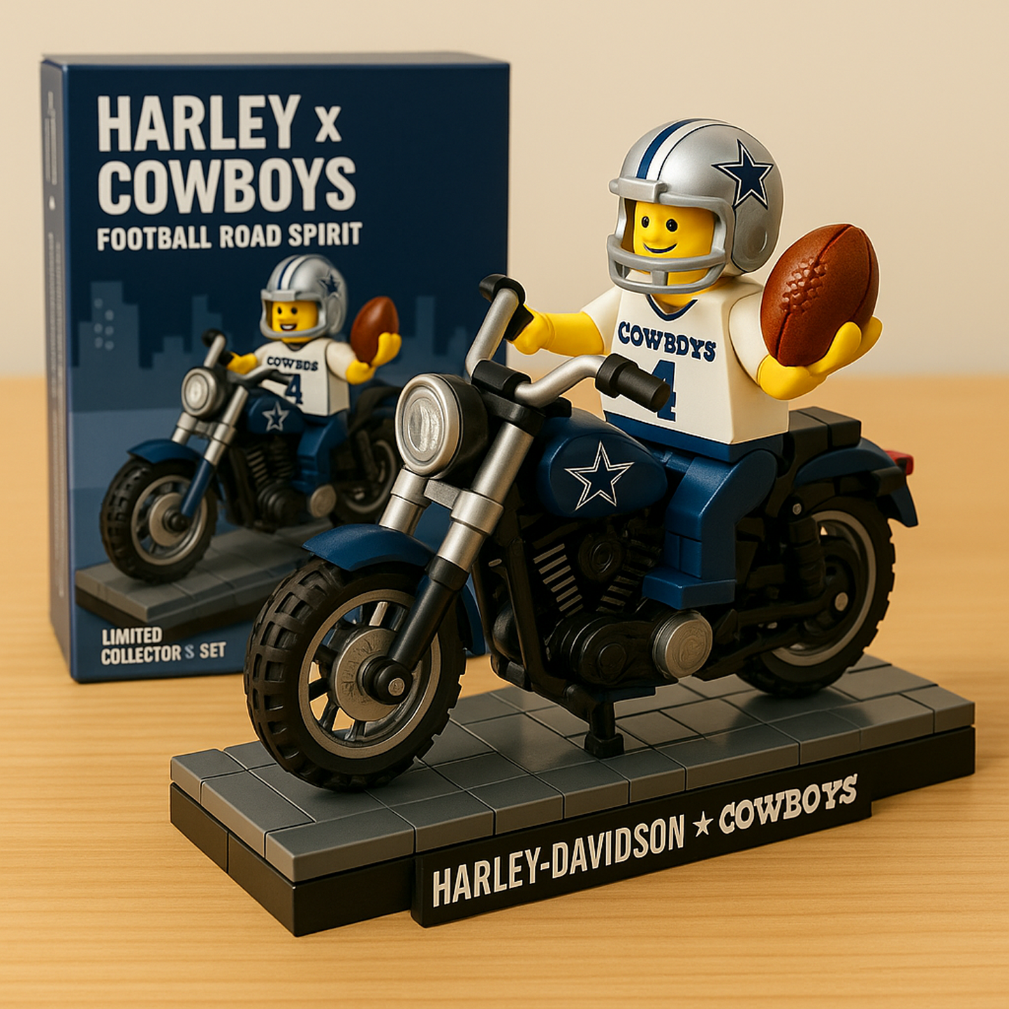 HD x DAL NFL Humorous Building Block Set DatND DVT