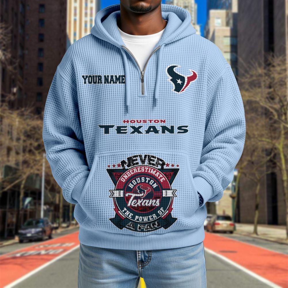 HOU x NFL Waffle Hoodie DATND TANTD