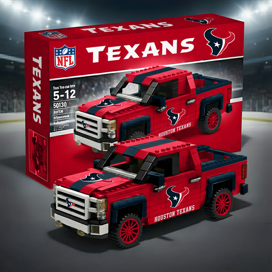 HOU X NFL 3D Racing Truck Model Building Block Set 0212 NAK NHT