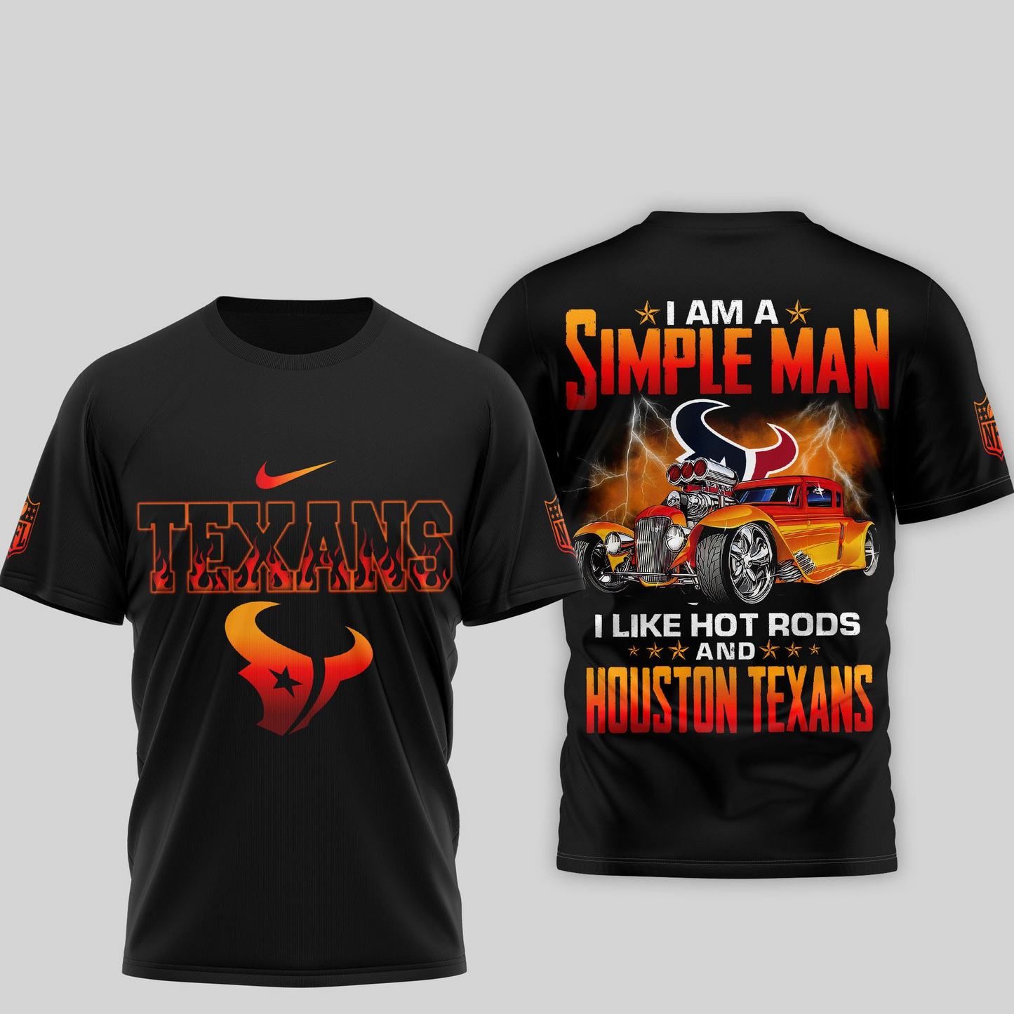 HT Premium NFL Hot Rods 3D Shirt DDT HLPHUONG