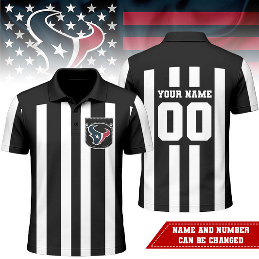 HT Premium NFL Referees 3D Polo Shirt DDT NTL