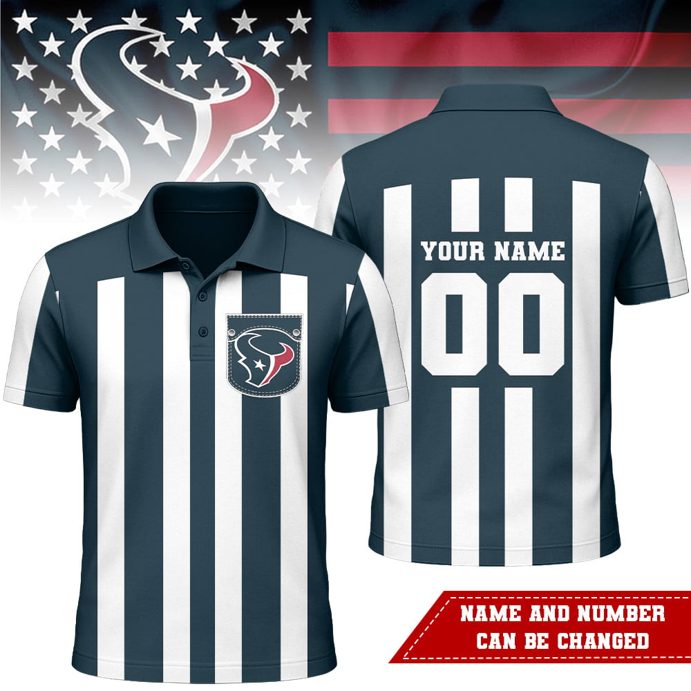 HT Premium NFL Referees 3D Polo Shirt DDT NTL