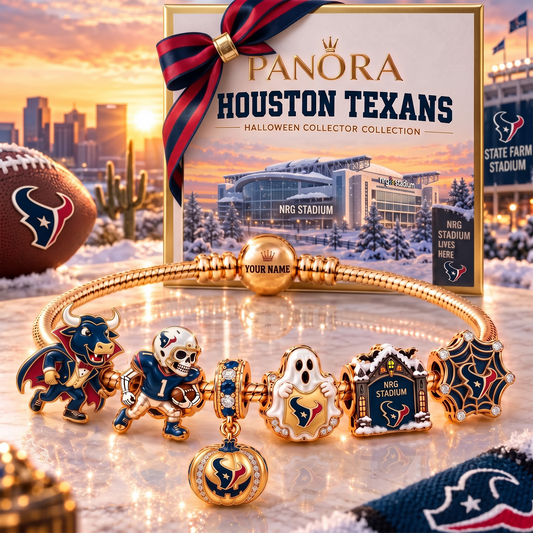 HT x Luxury NFL Gold Charm Halloween Bracelet