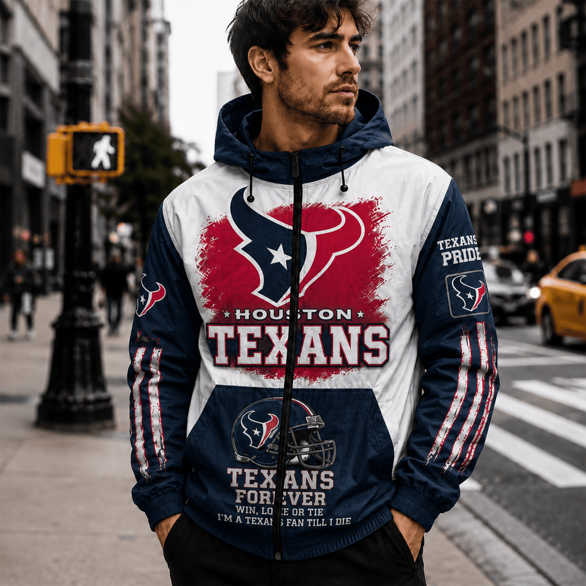 HT x Premium NFL Unisex Windbreaker Jacket Gift For Fan - Limited Edition