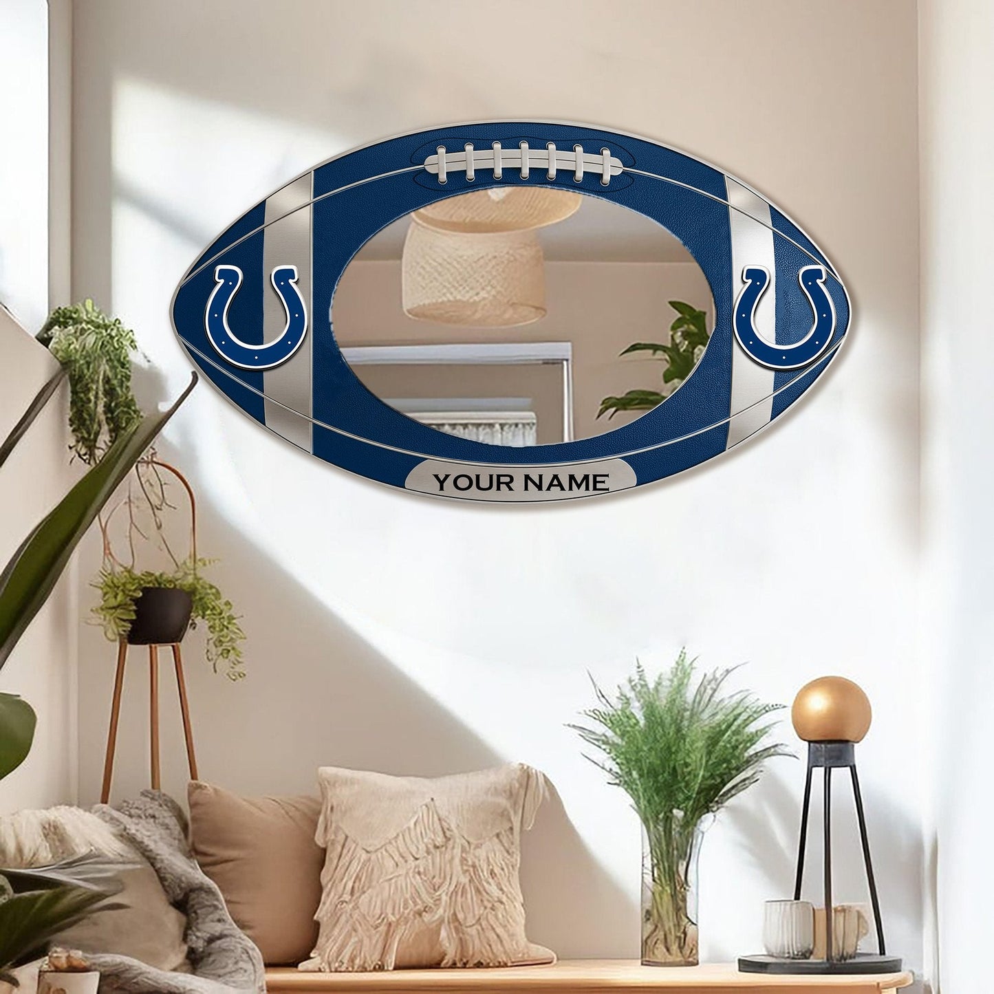IC Custom NFL Wall Mirror Decor For Fan DDT CTND