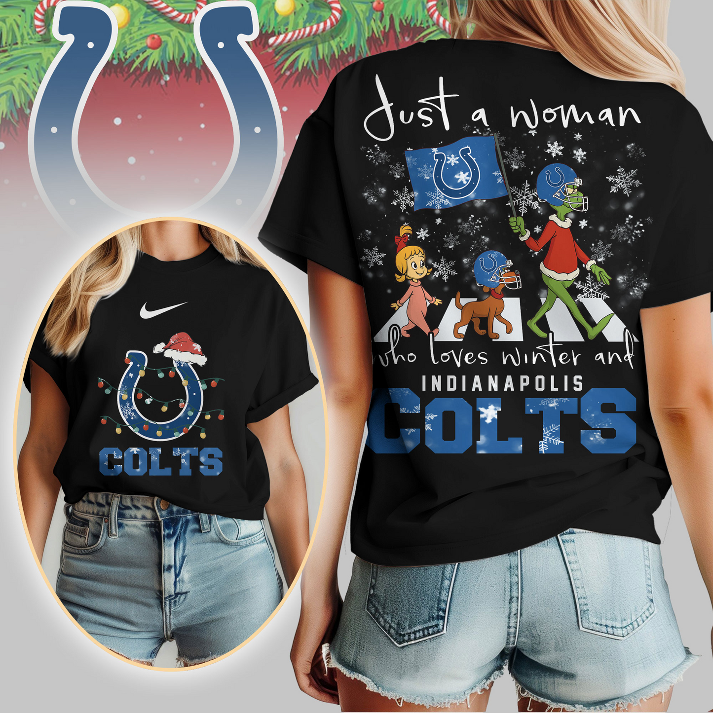 IC Premium NFL Just A Woman Who Loves Winter 3D Shirt DDT CTND