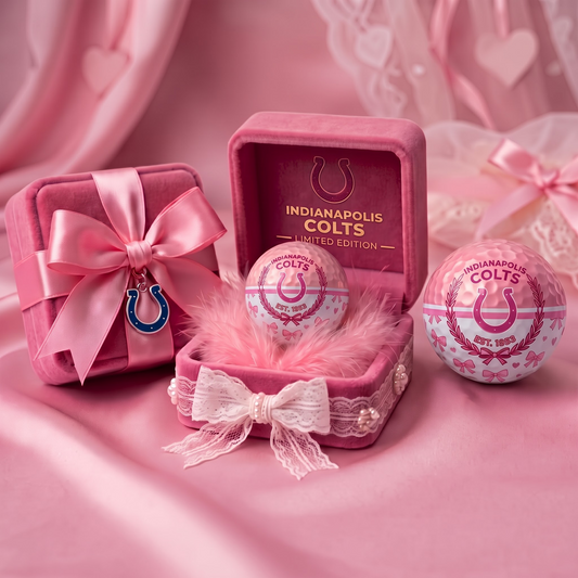 IC x NFL Coquette Pink Velvet Golf Ball Gift Set
