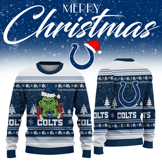 IC x NFL Love Football Ugly Christmas Sweater DDT NTL