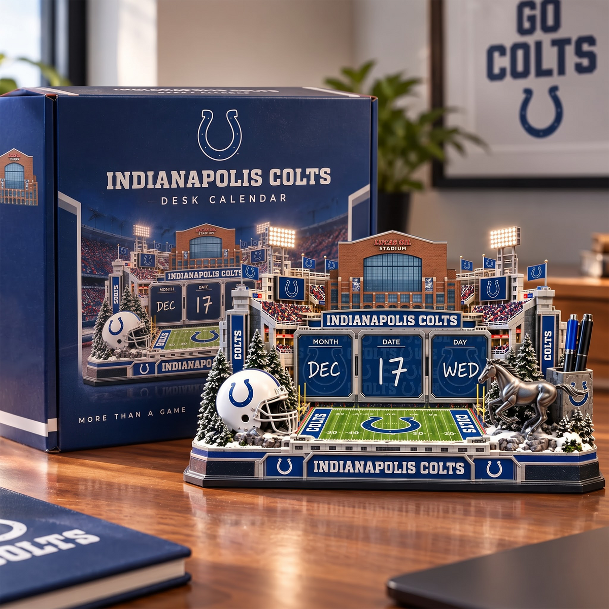 IC x NFL Write-On Calendar With Pen