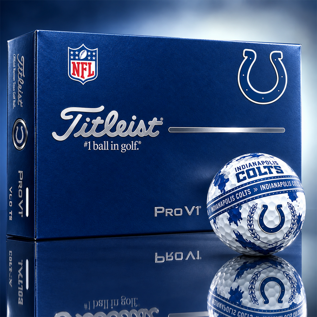 IC x Premium NFL Titleist Pro V1 Golf Ball Set