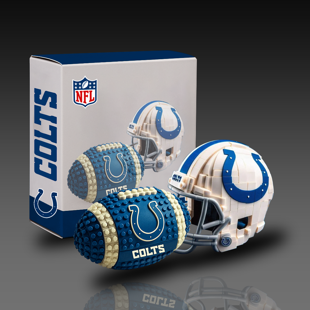 NFL Team Ball & Helmets Building Block Football Set DDT CTND