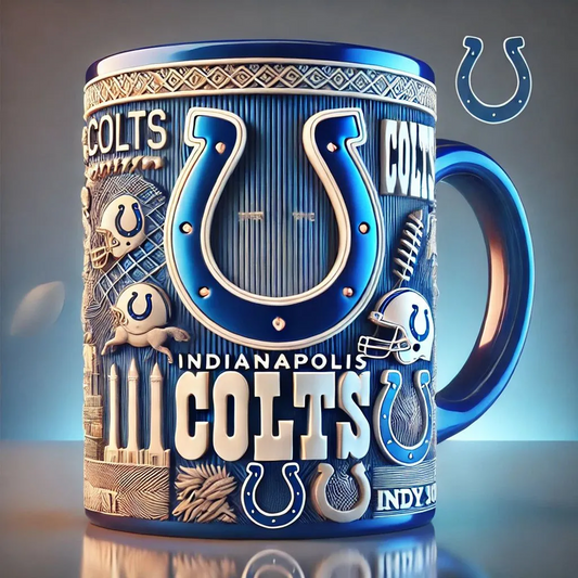 IND X NFL football team Mug Series – Limited Edition Collectible 0412 NAK NHT