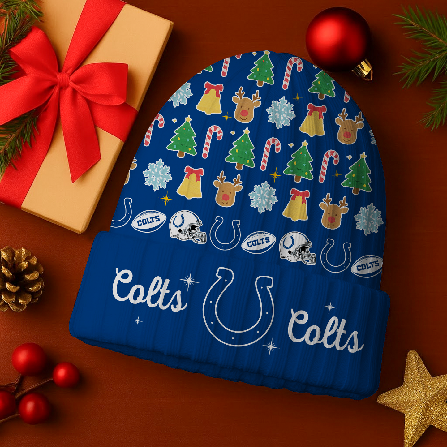 IND x NFL Christmas Beanie DatND DVT