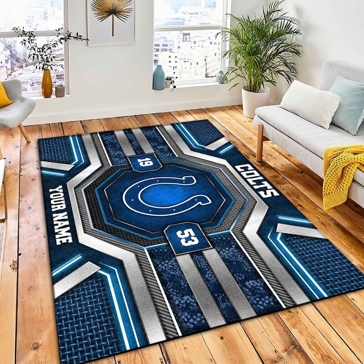 IND x NFL Custom Rug DatND DVT