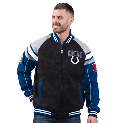 IND x NFL Officially Licensed Faux Suede Jacket DATND TANTD 261125