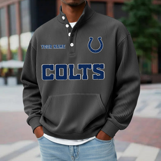 IND x NFL Waffle High Neck Long Sleeved Sweatshirt DATND TANTD 221125