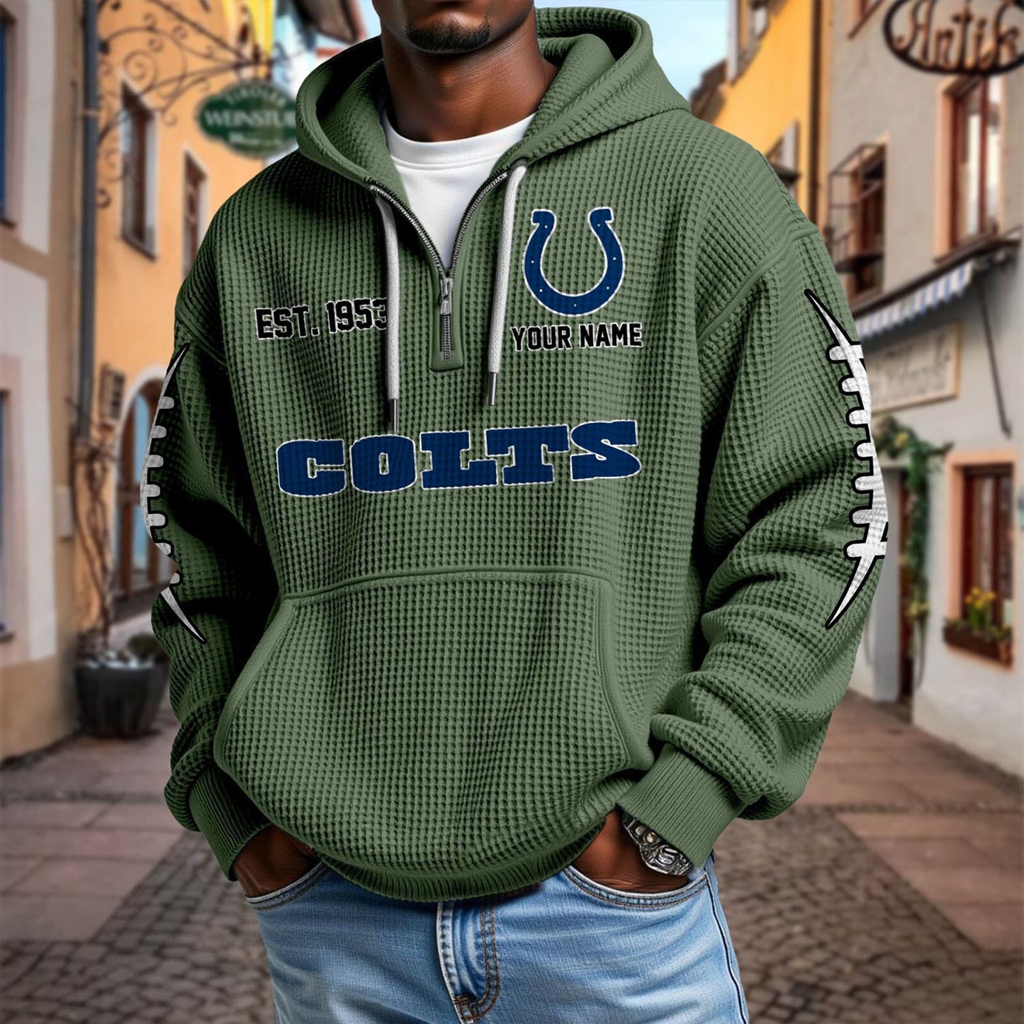 IND x NFL Waffle Hoodie DatND DVT