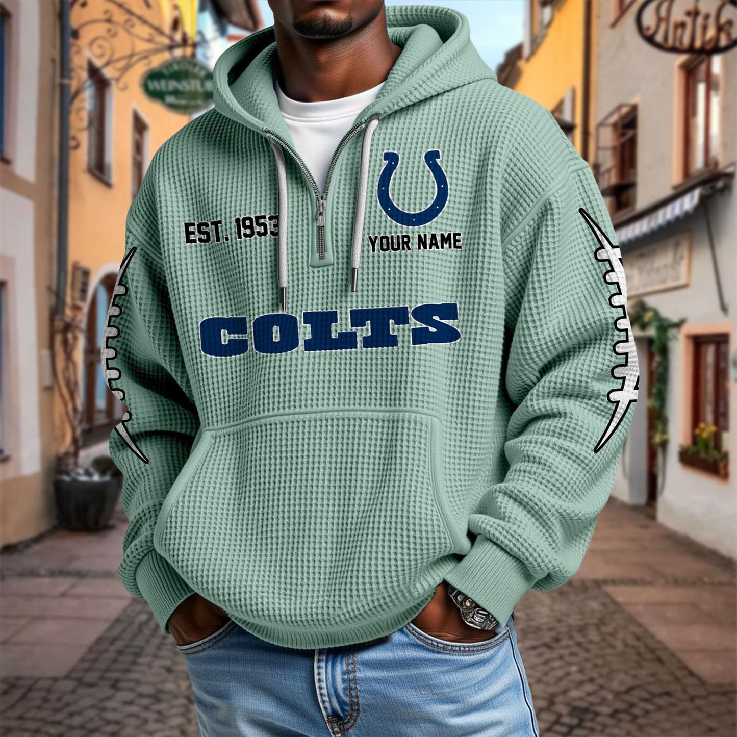 IND x NFL Waffle Hoodie DatND DVT