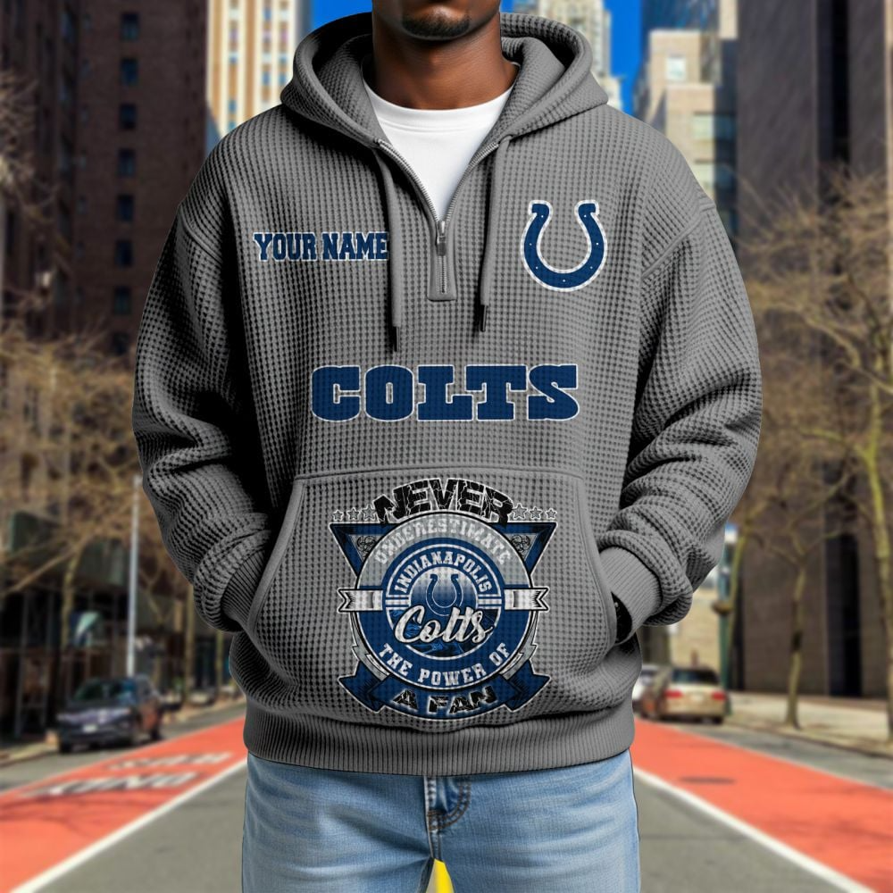 IND x NFL Waffle Hoodie DATND TANTD