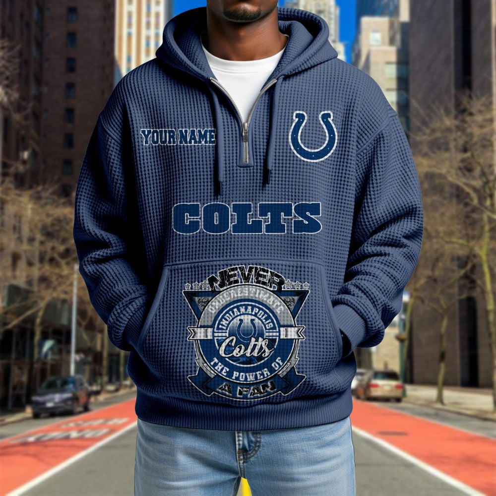 IND x NFL Waffle Hoodie DATND TANTD