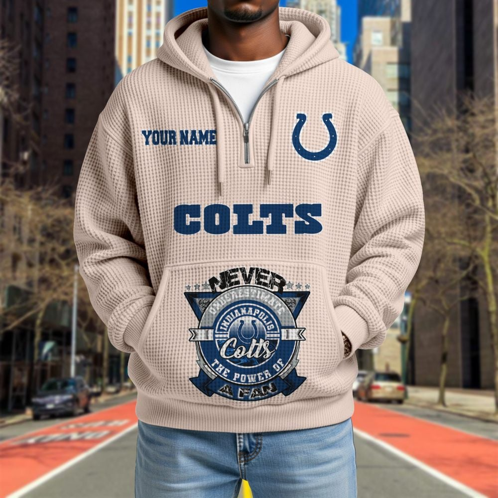 IND x NFL Waffle Hoodie DATND TANTD