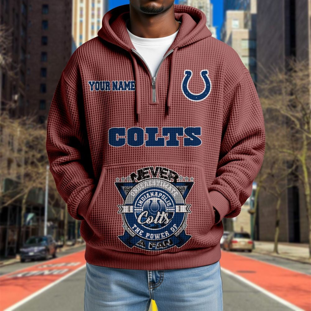 IND x NFL Waffle Hoodie DATND TANTD