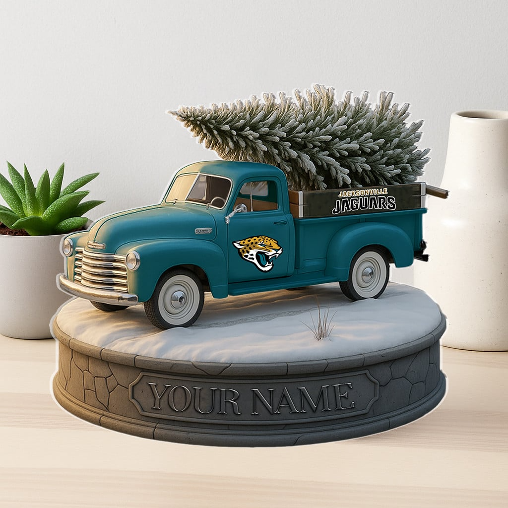 JAC Custom NFL Christmas Acrylic Block Plaque Decor DatND DVT