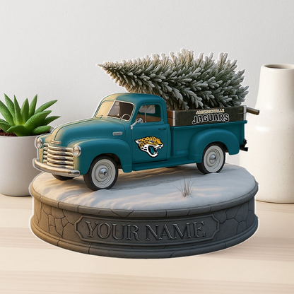 JAC Custom NFL Christmas Acrylic Block Plaque Decor DatND DVT