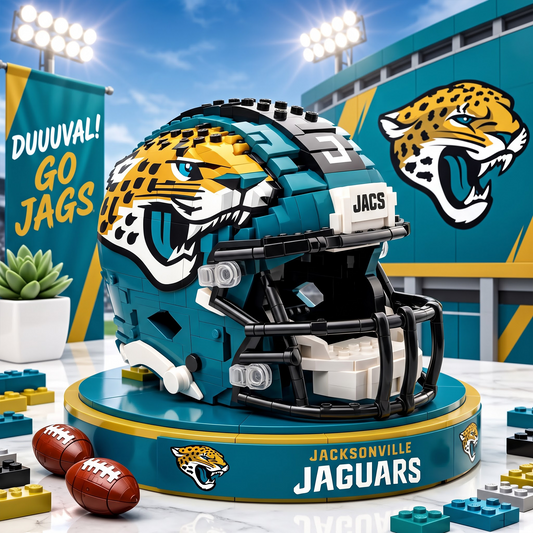 JAC X Premium NFL Football Helmet Building Block Set