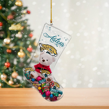 JAC x NFL Christmas Personalized Acrylic Ornament DatND DVT